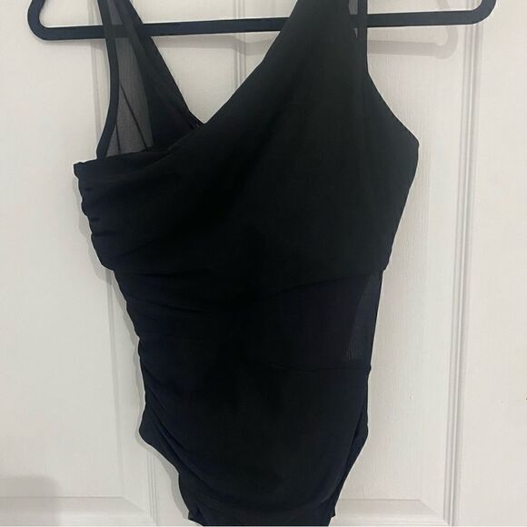 Miraclesuit Black Tummy Compression Body Suit Womens Size XS - Picture 3 of 6